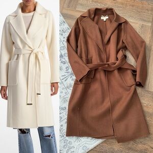 Michael Kors Wool Blend Wrap Coat